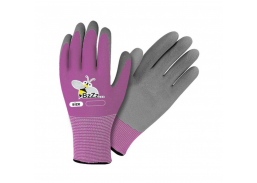 Darbo saugos prekės. Darbo pirštinės. Vaikiškos darbo pirštinės 5 dydis, rožinės
