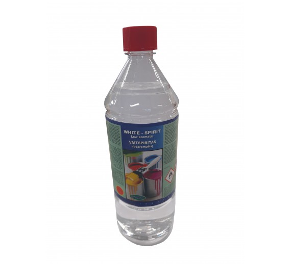 Dažai. Glaistas, gruntas, klijai, skiedikliai. Skiedikliai, tirpikliai. Vaitspiritas bearomatis 0.5 l  