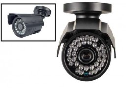 Vaizdo stebėjimo kameros imitacija su korpusu 