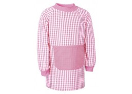Darbo saugos prekės. Darbo drabužiai. Chalatai, puschalačiai. Valento chalatas NOTES white pink 4 vaikiškas 