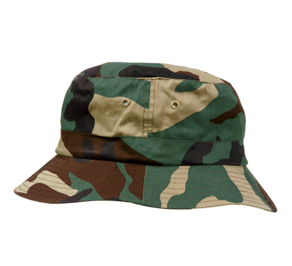 Darbo saugos prekės. Galvos apsaugos priemonės. Kepurės, šalikai, kaklo movos. Valento kepurė FISHER woodland camouflage 