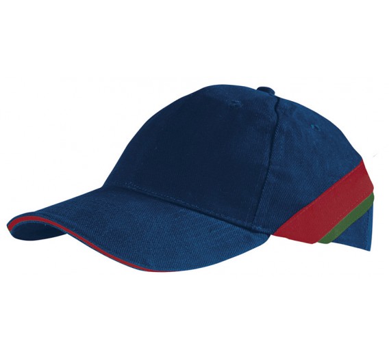 Darbo saugos prekės. Galvos apsaugos priemonės. Kepurės, šalikai, kaklo movos. Valento kepurė FURIA portugal flag orion navy blue 