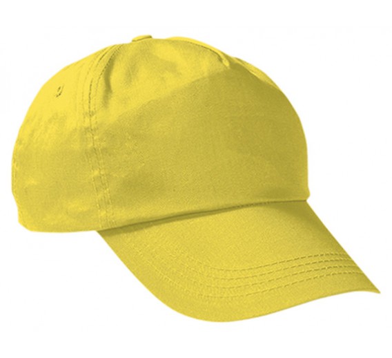 Darbo saugos prekės. Galvos apsaugos priemonės. Kepurės, šalikai, kaklo movos. Valento kepurė PROMOTION lemon yellow 