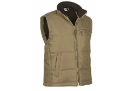 Darbo saugos prekės. Darbo drabužiai. Liemenės. Valento liemenė MONTANA ruda/kamel