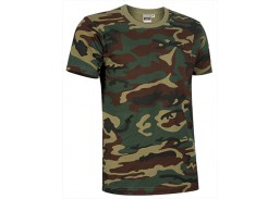 Darbo saugos prekės. Darbo drabužiai. Marškinėliai. Valento marškinėliai JUNGLE camouflage M d. 