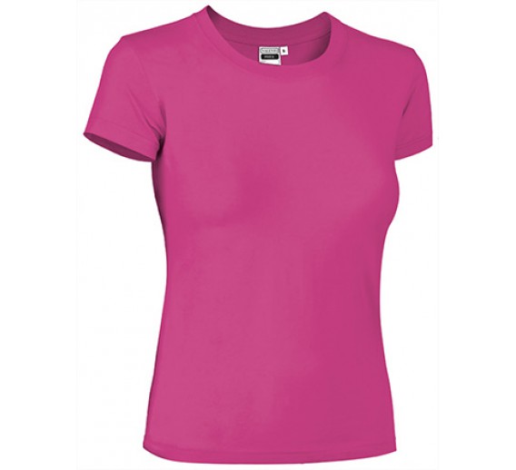 Darbo saugos prekės. Darbo drabužiai. Marškinėliai. Valento marškinėliai PARIS Magneta pink 2XL d. 
