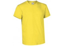 Valento marškinėliai RACING šviesi geltona S 