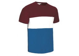 Darbo saugos prekės. Darbo drabužiai. Marškinėliai. Valento marškinėliai VARSITY red/white/royal blue 2XL d. 