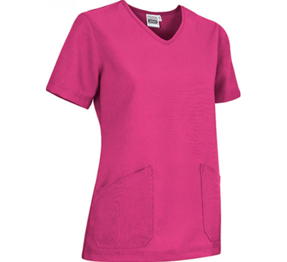 Darbo saugos prekės. Darbo drabužiai. Marškinėliai. Valento palaidinė LAVENDER magenta pink 