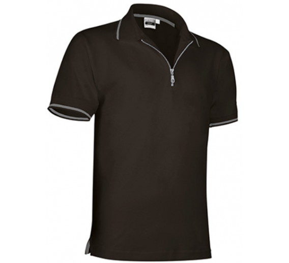 Darbo saugos prekės. Darbo drabužiai. Marškinėliai. Valento polo marškinėliai GOLF black cement