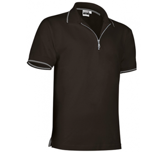Darbo saugos prekės. Darbo drabužiai. Marškinėliai. Valento polo marškinėliai GOLF black cement