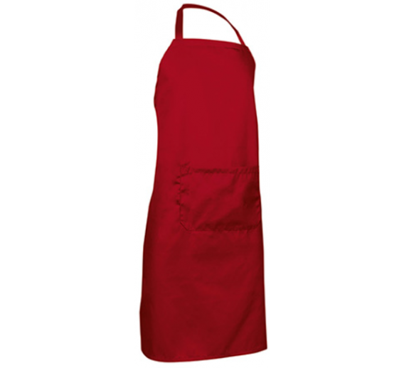 Darbo saugos prekės. Darbo drabužiai. Prijuostės, antrankoviai. Valento prijuostė OVEN lotto red