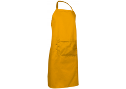 Darbo saugos prekės. Darbo drabužiai. Prijuostės, antrankoviai. Valento prijuostė OVEN mustard orange 