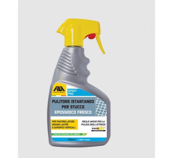Švaros prekės. Buitinė chemija, valikliai. valiklis epoksidinio glaisto valymui FILA EPOXY PRO, 750 ml 