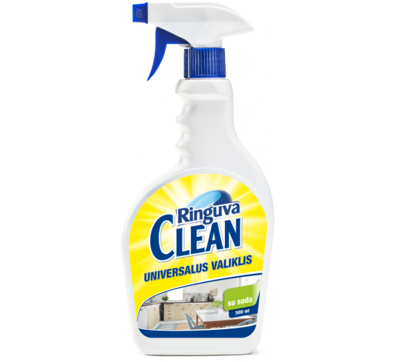 Švaros prekės. Buitinė chemija, valikliai. Valiklis su soda Ringuva Clean 500ml 