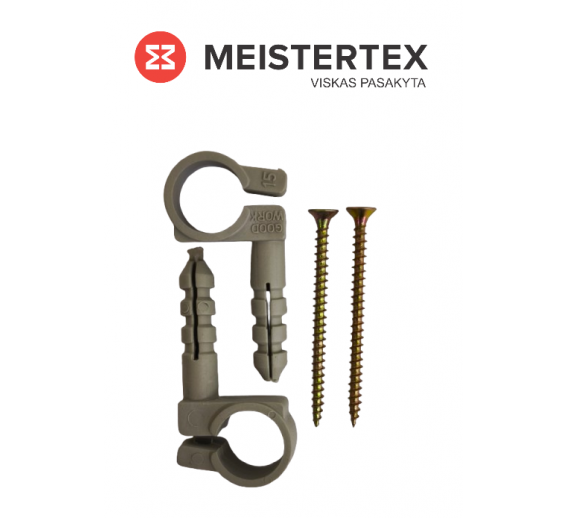 Tvirtinimo detalės. Vamzdžių laikikliai. Vamzdžių laikiklis d13-15 2vnt 