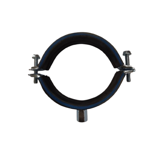 Tvirtinimo detalės. Vamzdžių laikikliai. Vamzdžių laikiklis su guma 3