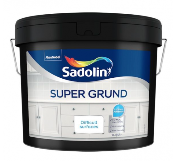 Dažai. Dažai, dažymo įrankiai, dažymo juostos. Vandeniniai dažai. Vandeniniai gruntiniai dažai Super Grund 2.5l 