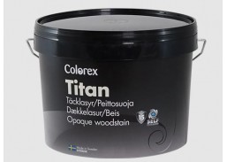 Vandeniniai medinių namų dažai Colorex Titan bazė A 0,9l 