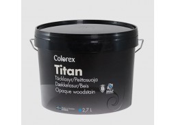 Vandeniniai medinių namų dažai Colorex Titan bazė A 2,7l 