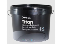 Vandeniniai medinių namų dažai Colorex Titan bazė A 9l 