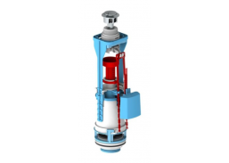 Santechnikos prekės. Vonios įranga. WC bakelių dalys. Vandens nuleidimo mechanizmas Nikiplast 3/6L