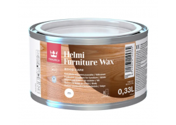 Dažai. Medienos apsaugos ir dekoravimo priemonės. Impregnantai-dažyvės su vaško priedais. Vaškas Tikkurila Helmi Furniture Wax baltas 0.33l 
