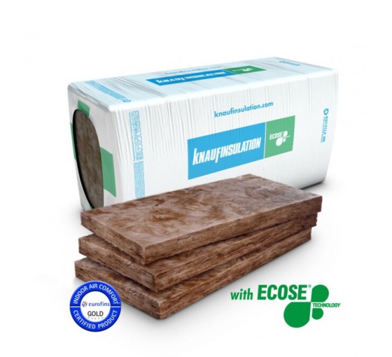 Statybinės medžiagos. Šiltinimo medžiagos. Akmens vata. KNAUF Insulation vata. Vata Knauf Naturboard 035 100x565x1250 mm 