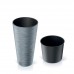 Namų apyvokos prekės. Vazonai. Plastikiniai vazonai, vazonai iš kompozito. Vazonas su įdėklu FURU ROUND 15.5 L 25x48 cm betono sp. 