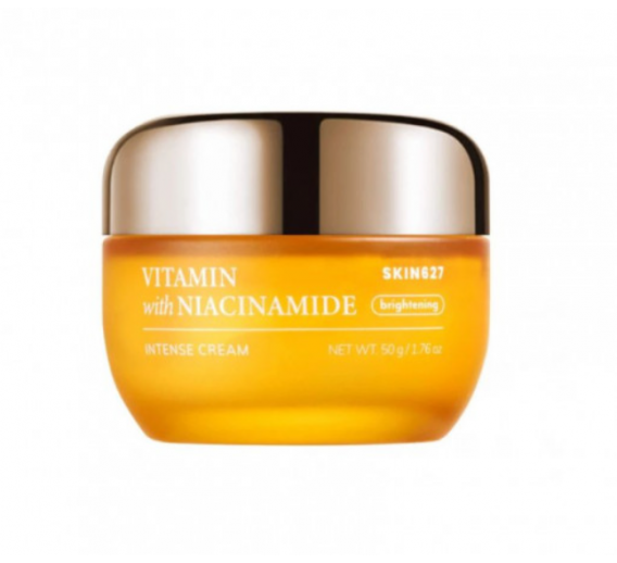 Švaros prekės. Kūno ir plaukų priežiūros priemonės. Veido kremas su niacinamidu 50g