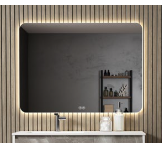 Vidaus apdailos prekės. Veidrodžiai. Veidrodis Dacca su Led apšvietimu 60x80cm 