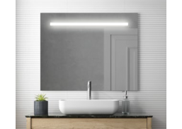 Vidaus apdailos prekės. Veidrodžiai. Veidrodis Nicosia su Led apšvietimu 80x80cm 