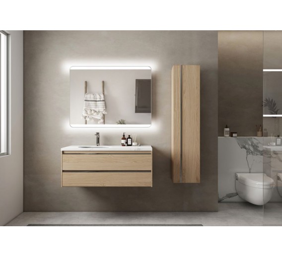Vidaus apdailos prekės. Veidrodžiai. Veidrodis Prato 60x80 LED Vento 