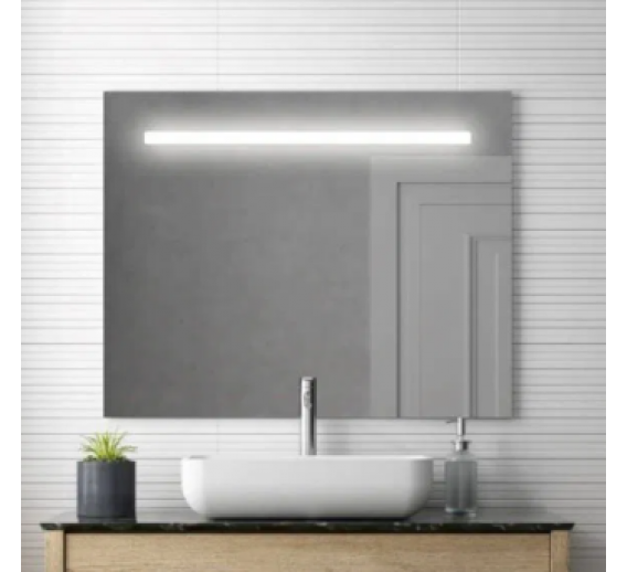Vidaus apdailos prekės. Veidrodžiai. Veidrodis su LED apšvietimu NICOSIA 800x800mm 
