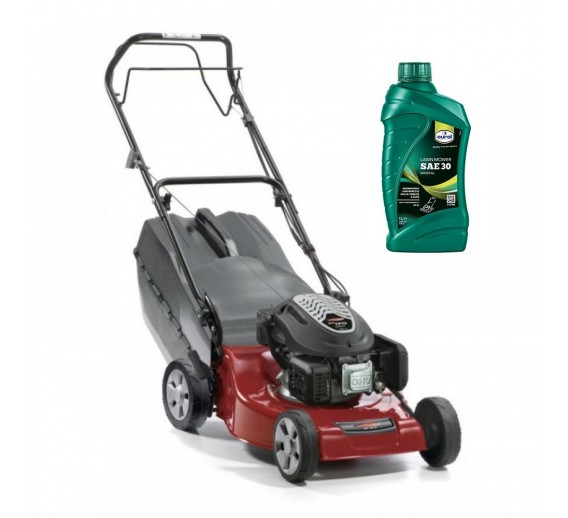 Technika sodui ir daržui. Vejapjovės. Benzininės vejapjovės. Vejapjovė Castelgarden XC 48 ST140OHV+Tepalas vejapjovei EUROL SAE30 1L