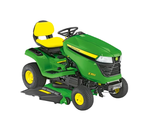 Technika sodui ir daržui. Vejos traktoriukai, sodo traktoriukai. Vejos traktorius John Deere X350 