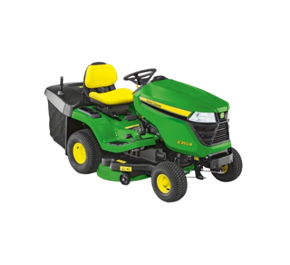 Technika sodui ir daržui. Vejos traktoriukai, sodo traktoriukai. Vejos traktorius John Deere X350R 