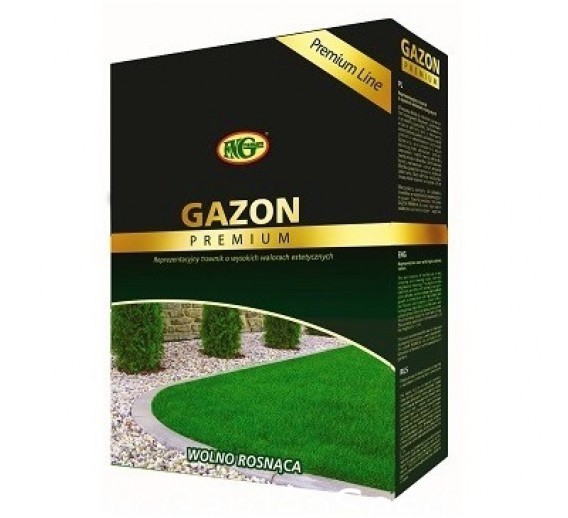 Sodo ir daržo prekės. Sėklos, daigyklos, durpinės tabletės. Vejos žolių sėklos. Vejos žolių mišinys Gazon Premium, 1 kg 