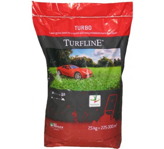 Sodo ir daržo prekės. Sėklos, daigyklos, durpinės tabletės. Vejos žolių sėklos. Vejos žolių mišinys TURBO 7,5 kg 