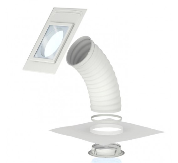 Statybinės medžiagos. Stogo dangos. Stoglangiai. Šviesos tuneliai. VELUX šviesos tunelis TLF