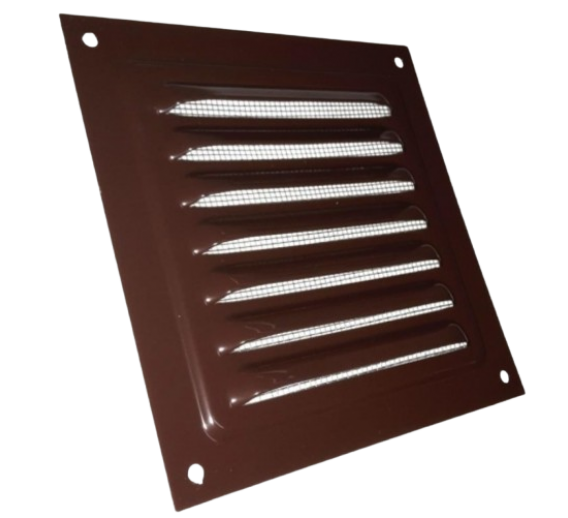 Šildymas ir vėdinimas. Ventiliacinės grotelės. Ventiliacijos grotelės MVM250S, rudos 