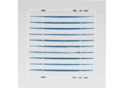 Šildymas ir vėdinimas. Ventiliacinės grotelės. Ventiliacinės grotelės HYBRID su filtru, 150x150 mm 