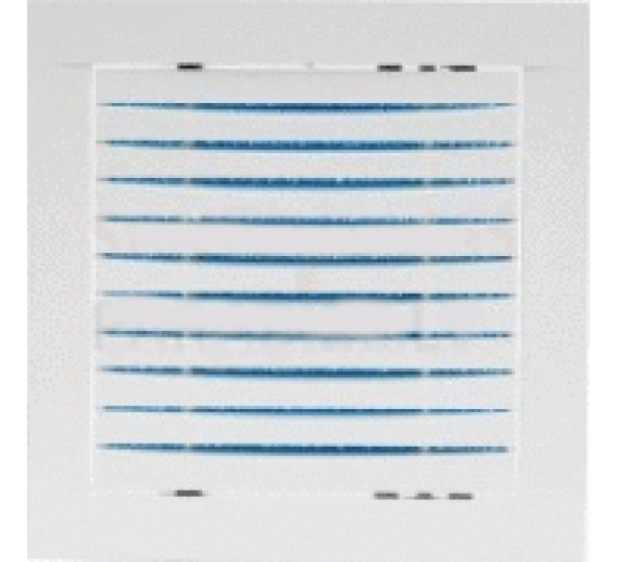 Šildymas ir vėdinimas. Ventiliacinės grotelės. Ventiliacinės grotelės HYBRID su filtru, 150x150 mm 