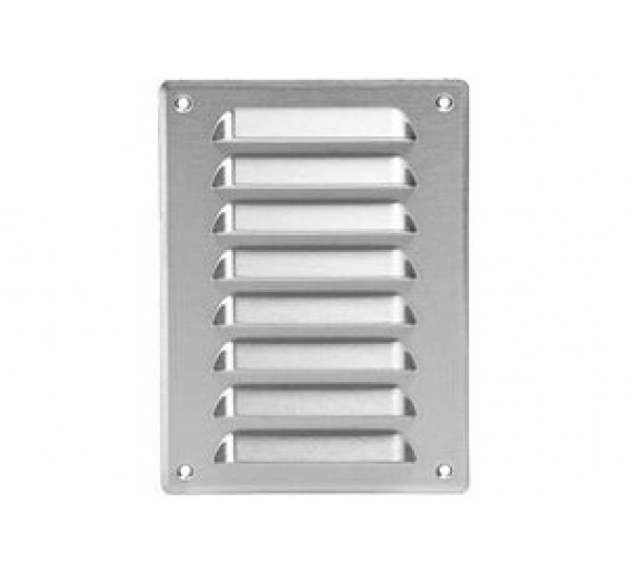 Šildymas ir vėdinimas. Ventiliacinės grotelės. Ventiliacinės grotelės metalinės 140x190mm 