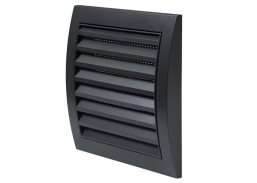 Šildymas ir vėdinimas. Ventiliacinės grotelės. Ventiliacinės grotelės N10A antracitas, 148x153mm 
