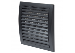 Šildymas ir vėdinimas. Ventiliacinės grotelės. Ventiliacinės grotelės N12A antracitas, 190x190mm 