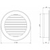 Šildymas ir vėdinimas. Ventiliacinės grotelės. Ventiliacinės grotelės VR100M  D100 mm juodos 