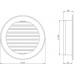 Šildymas ir vėdinimas. Ventiliacinės grotelės. Ventiliacinės grotelės VR125M  D125 mm juodos 