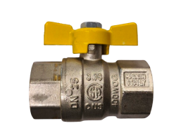 Santechnikos prekės. Uždaromoji ir jungiamoji santechninė armatūra. Rutuliniai ventiliai. Ventilis dujoms 1