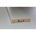 Vidaus apdailos prekės. Durys, jų dalys. Durys. Vidaus durys. Vidaus durų apvadas MDP, baltas, 2200x58x12 mm  kaina